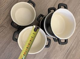 6 petits ramequins pour gratins, verrine etc