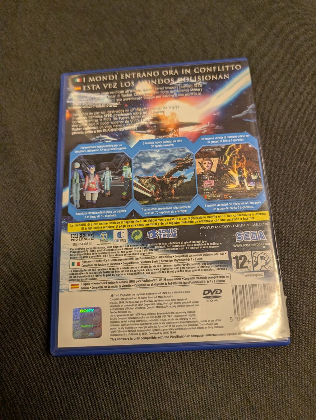 Spiele: Phantasy star universe Sony playstation 2 – Gebraucht aus Giubiasco von Ticinerd 1