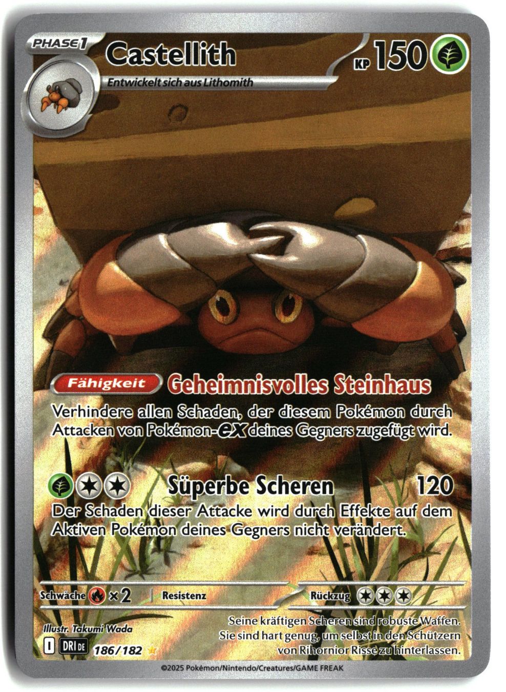 Pokémon Carte collezionabili: Castellith DRI 186 Ewige Rivalen – Usato da Feuerthalen venduto da Plazatoys