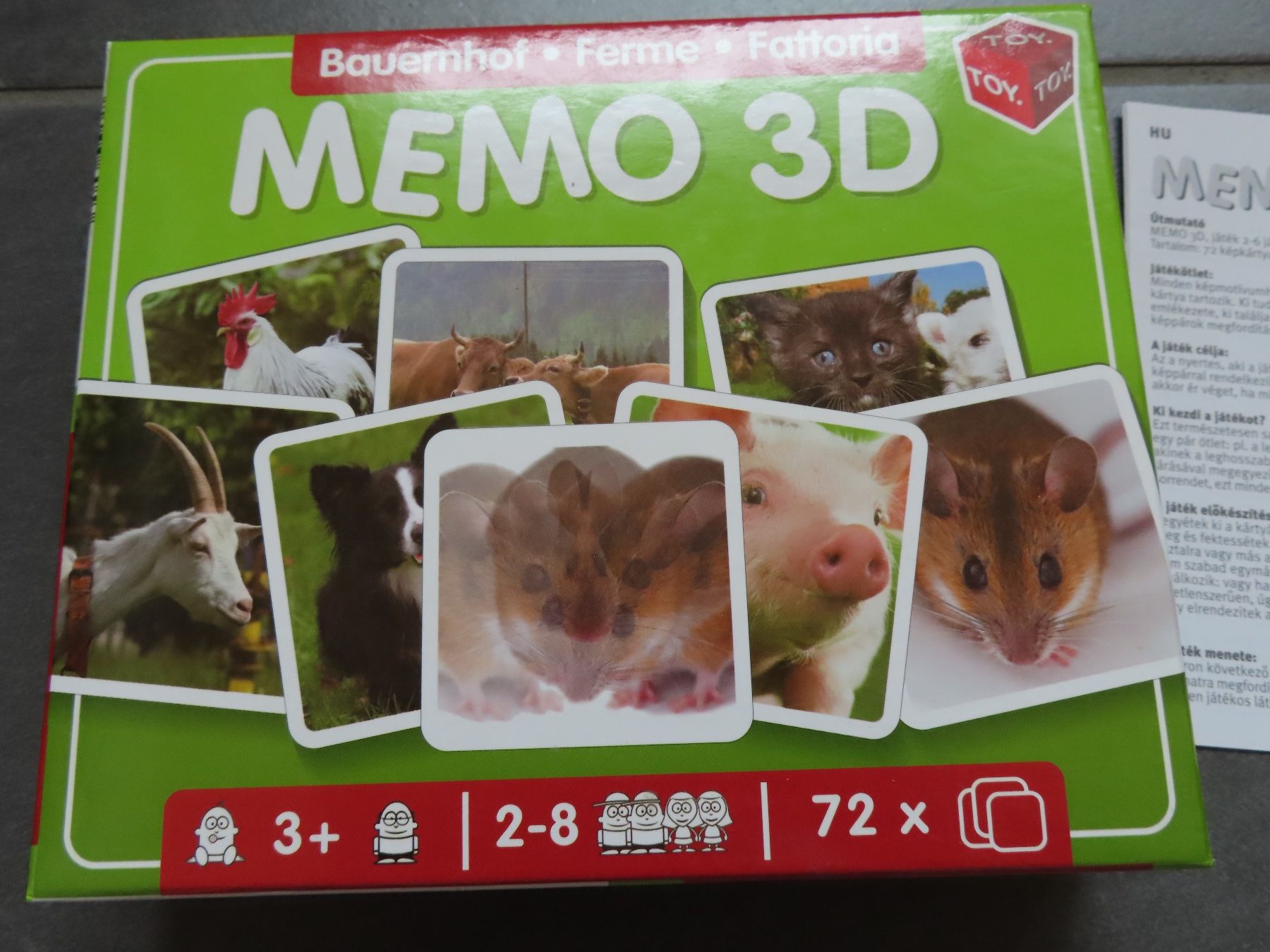 Giochi: 3D Memory "Bauernhof" +++wie neu+++ – Nuovo (secondo la descrizione) da Wallenried venduto da Asyano 1