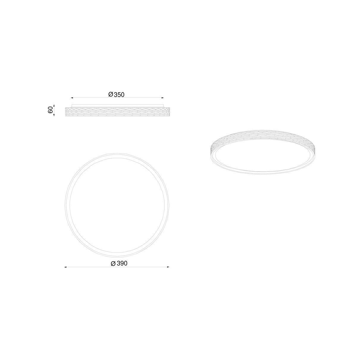 Lampadari & plafoniere: LED Deckenleuchte, CCT, Dimmer, 39 cm Ø – Nuovo (secondo la descrizione) da Kreuzlingen venduto da Smart-Light 7
