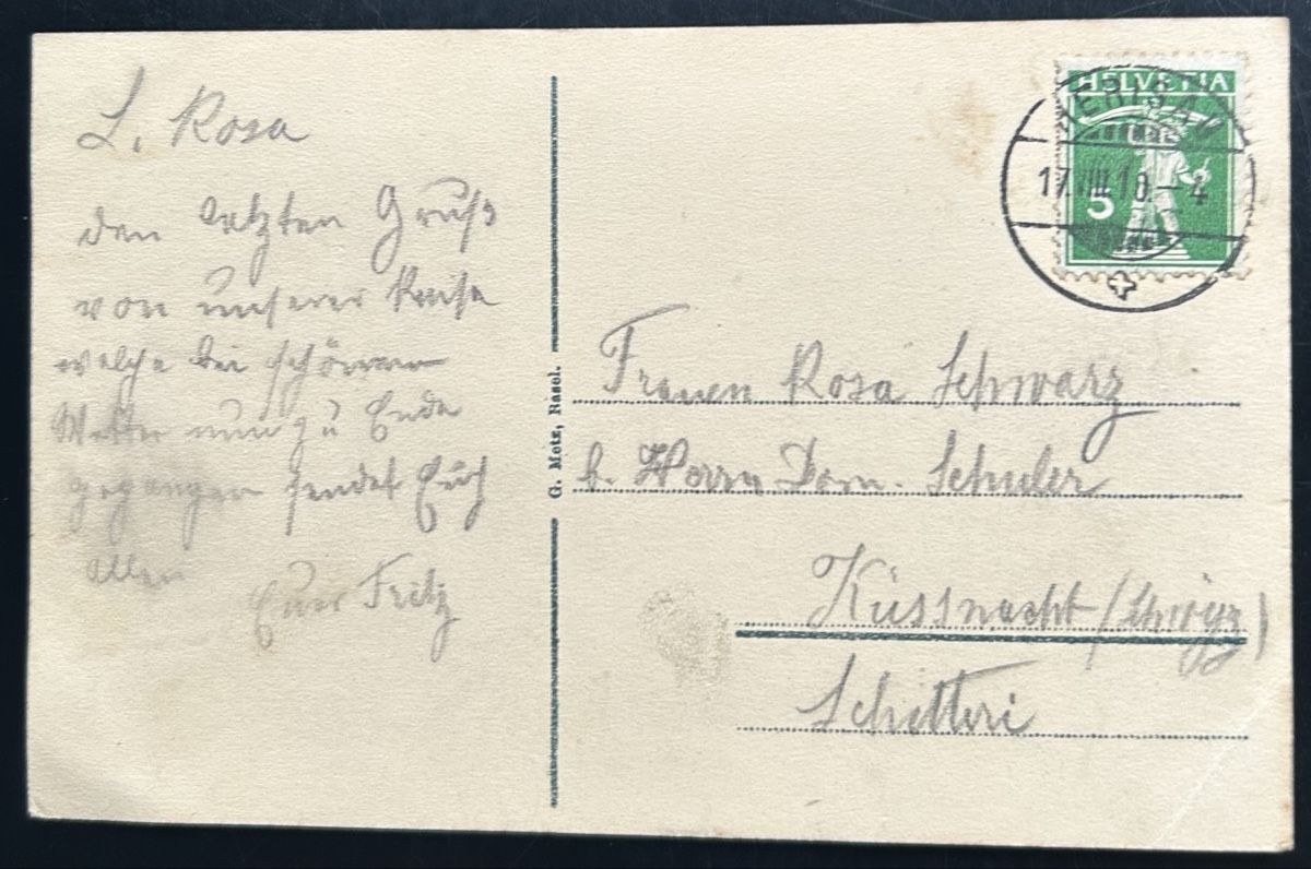 Cartoline postali: AK Herisau  – Usato da Horw venduto da Tellbub 1