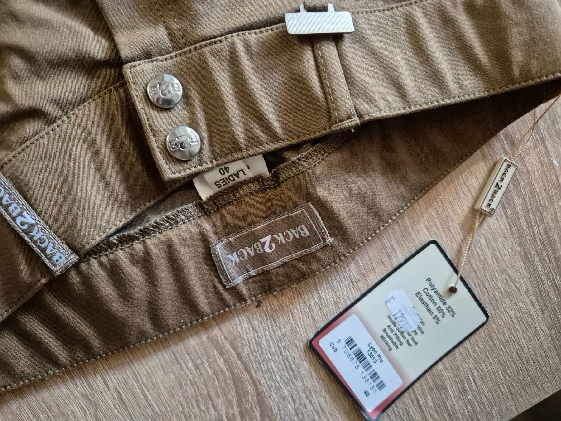 Pantaloni: Back2Back Reithose 40 NEU – Nuovo e nell'imballaggio originale da Meggen venduto da Orrinka20 2