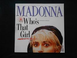 MADONNA  -  WHO'S THAT GIRL  ( MAXI 45 T. )