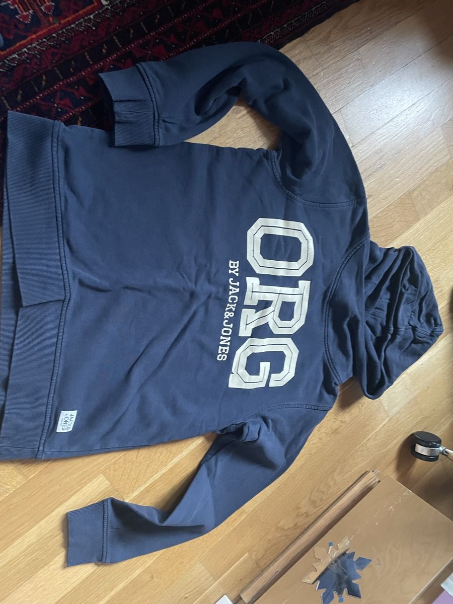 Jack & Jones Pullover & Sweatshirts: Jack & Jones Hoodie Blau Baumwolle M – Gebraucht aus Biel/Bienne von mary.sin