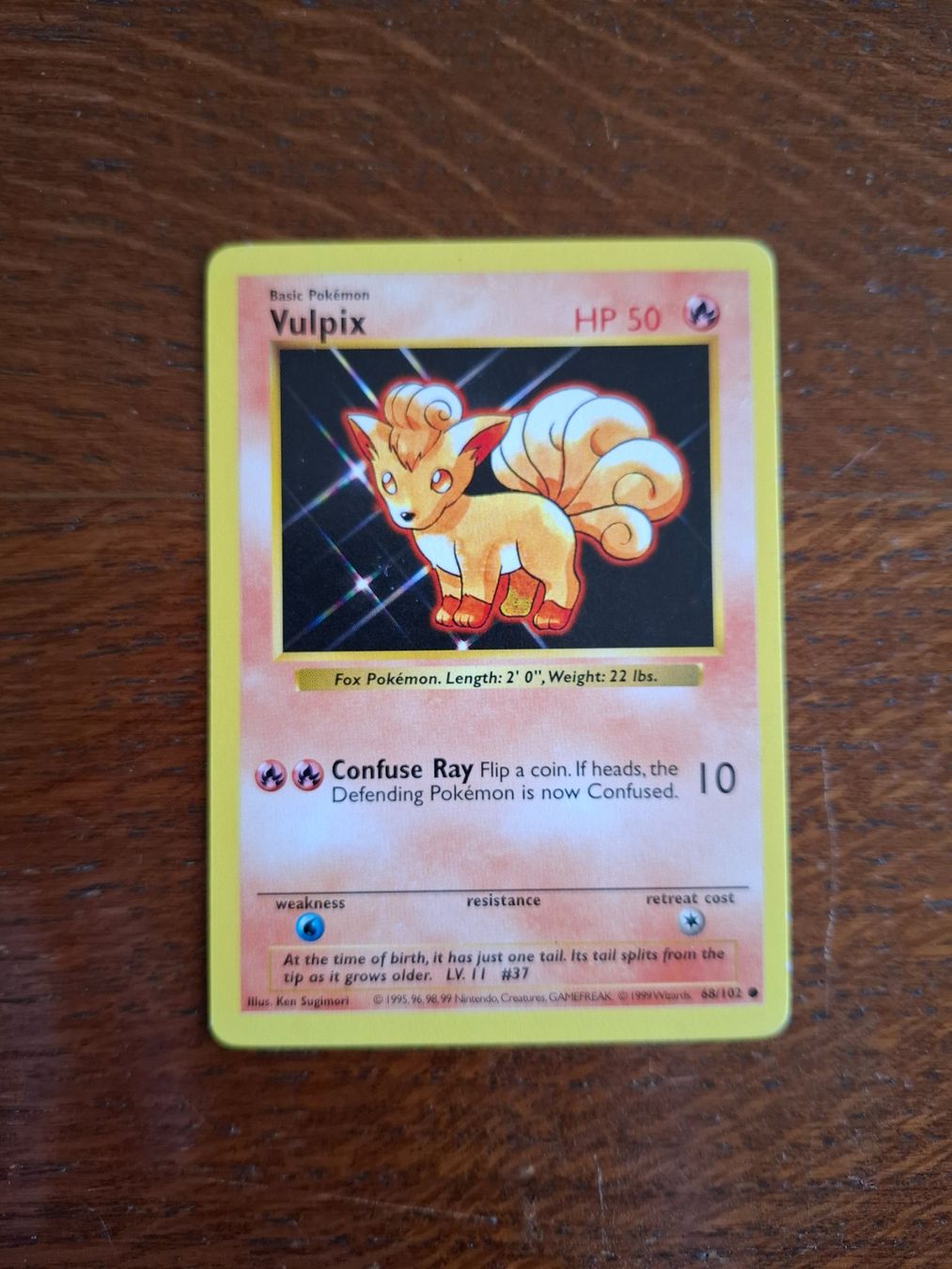 Pokémon Cartes à collectionner: Pokemon Vulpix Base Set Shadowless 68/102 – D'occasion à Giornico par ale_lc8k