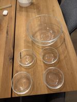 Glass bowl set Villeroy & Boch 5 pieces good condition