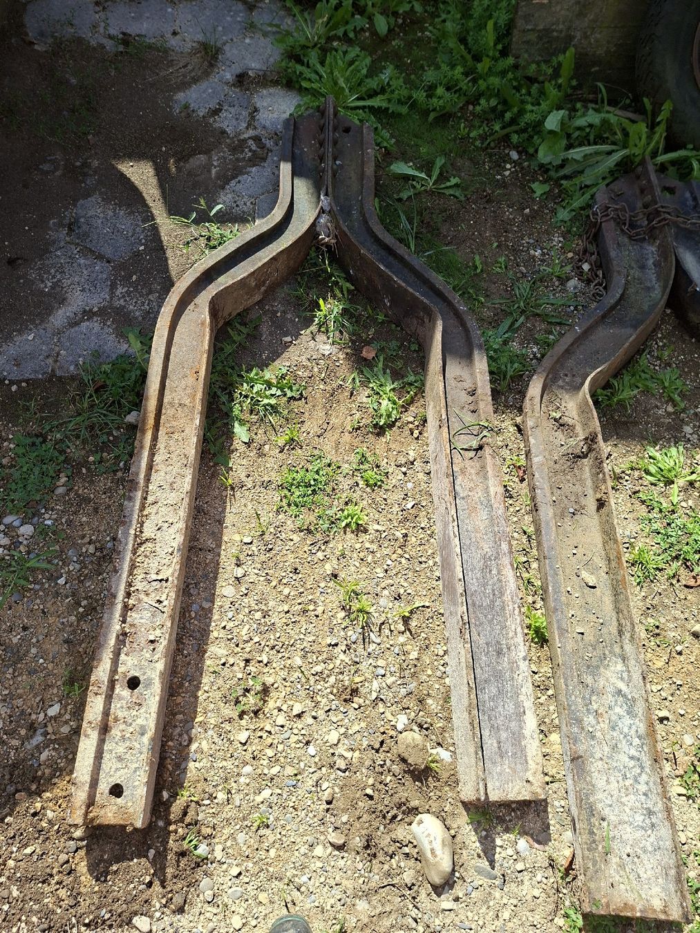 Balken: Sperrelement, Panzersperre, Palisade – Gebraucht aus Niederlenz von papa1965 2