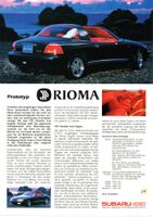 Subaru Rioma Prototyp - CH-Original-Prospekt