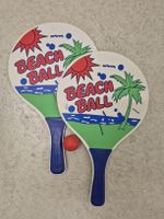 Strand Tennisschlaeger Set mit Ball NEU