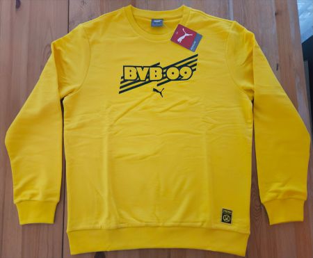 Borussia Dortmund Pullover NEU Puma Grösse L BVB 09
