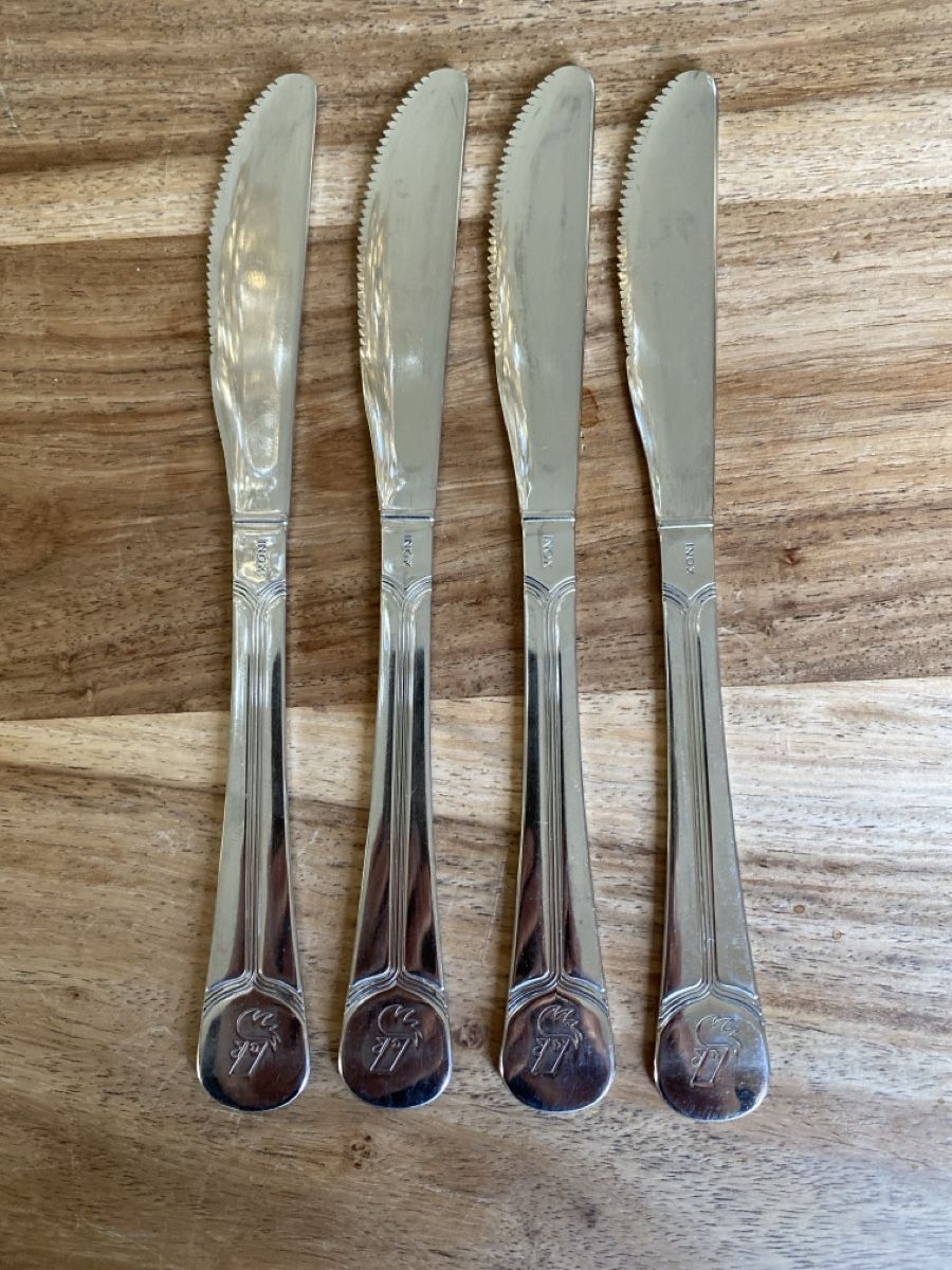 Set di posate: 4 Messer INOX, Vintage Design – Usato da Thörishaus venduto da luc_nsv9