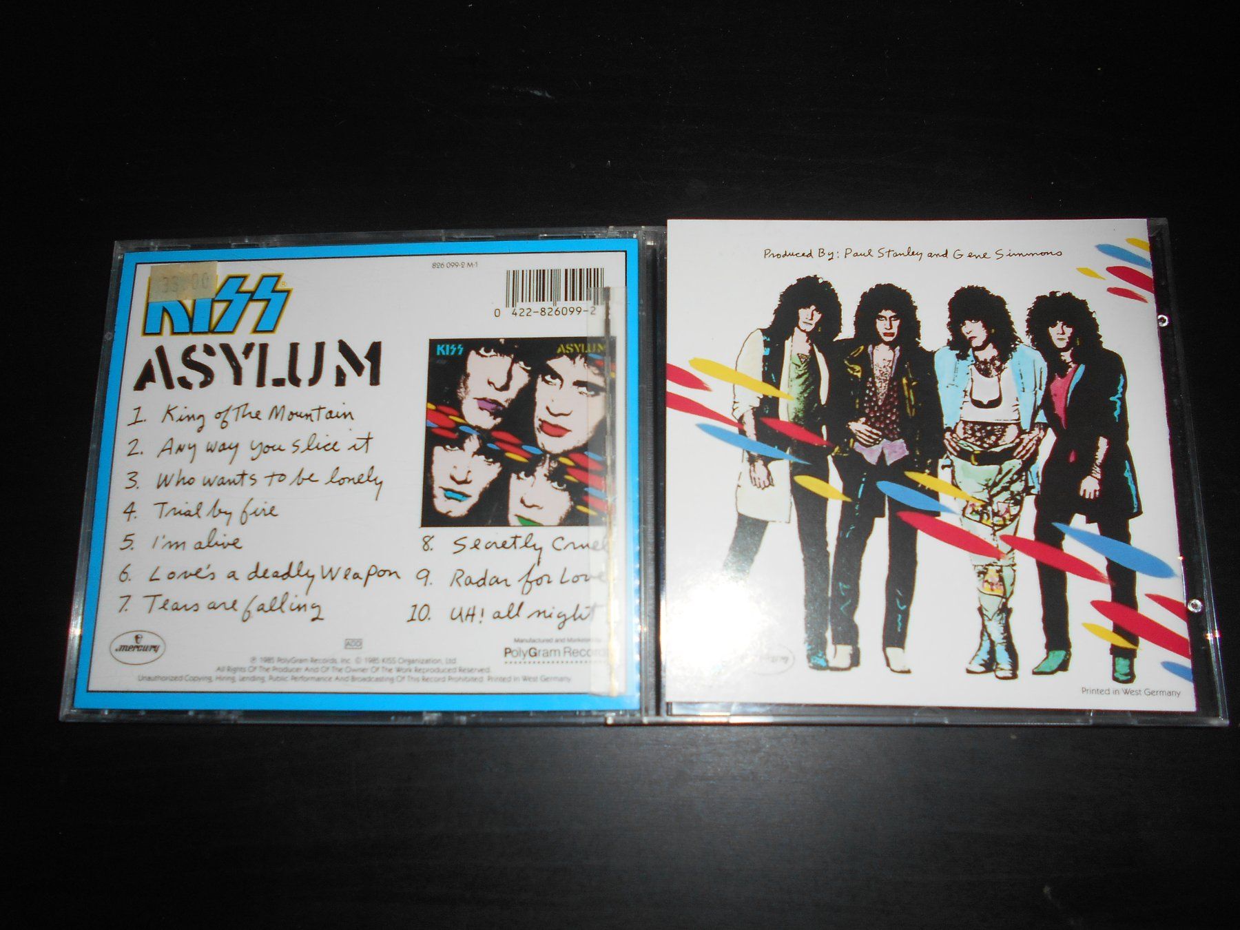 CD: Kiss – Asylum / 1985 – Usato da Aarberg venduto da witchhunter01 1