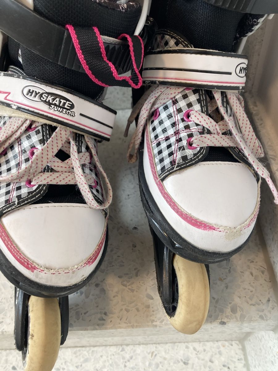 Pattini in linea & Pattini a rotelle: Rollerblades grössenverstellbar 33-36 – Usato da Luzern venduto da Aldabema 5
