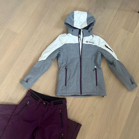 Skijacke und -hose, 46 Nord