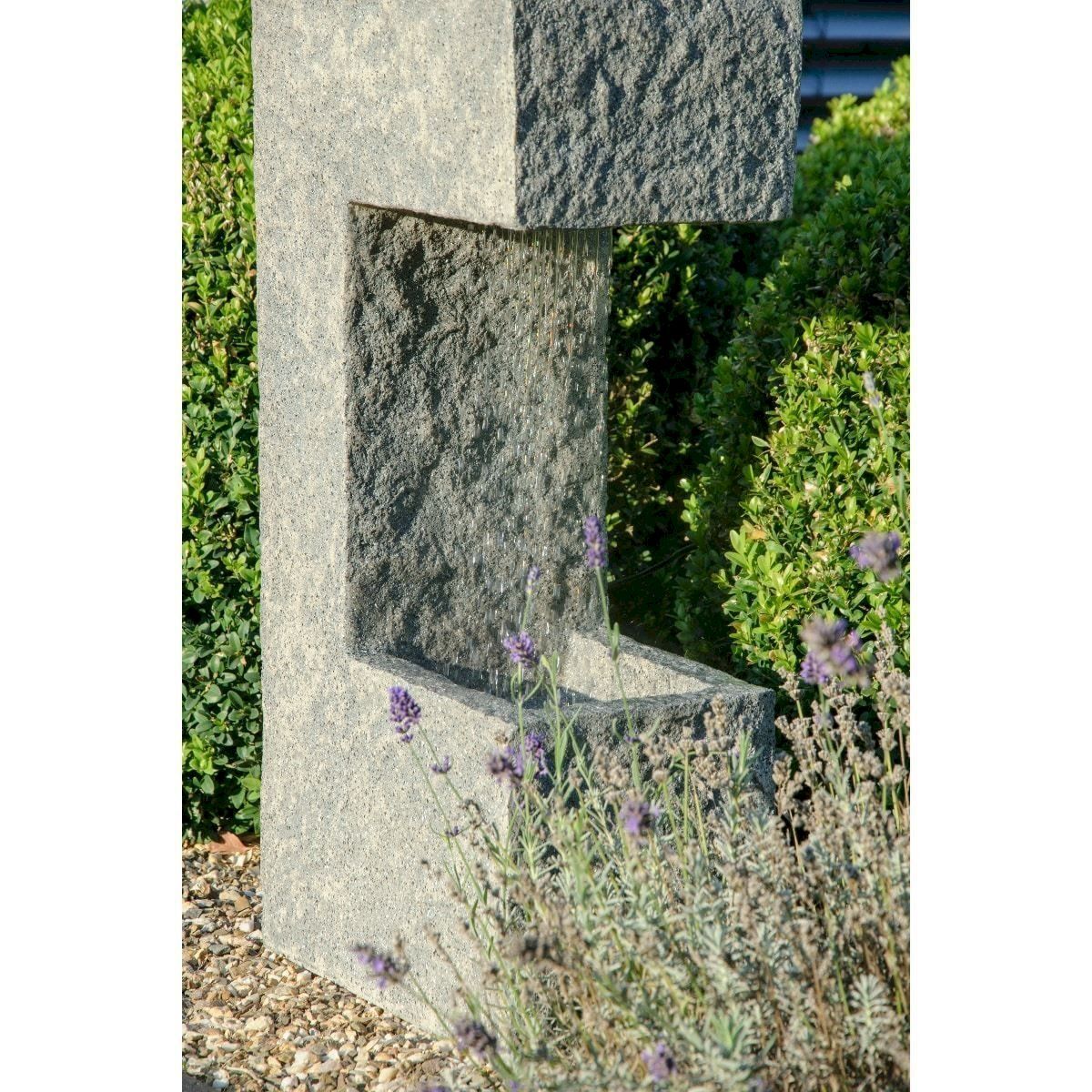 Etangs & Fontaines déco.: DOBAR Polyresin-Brunnen eckig mittelgrau – Neuf avec emballage d'origine à Bottighofen par zaap 4