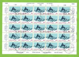 1966+ 1967 Alpen + Werbe + Gedenkmarken Kleinb. ET 37.50
