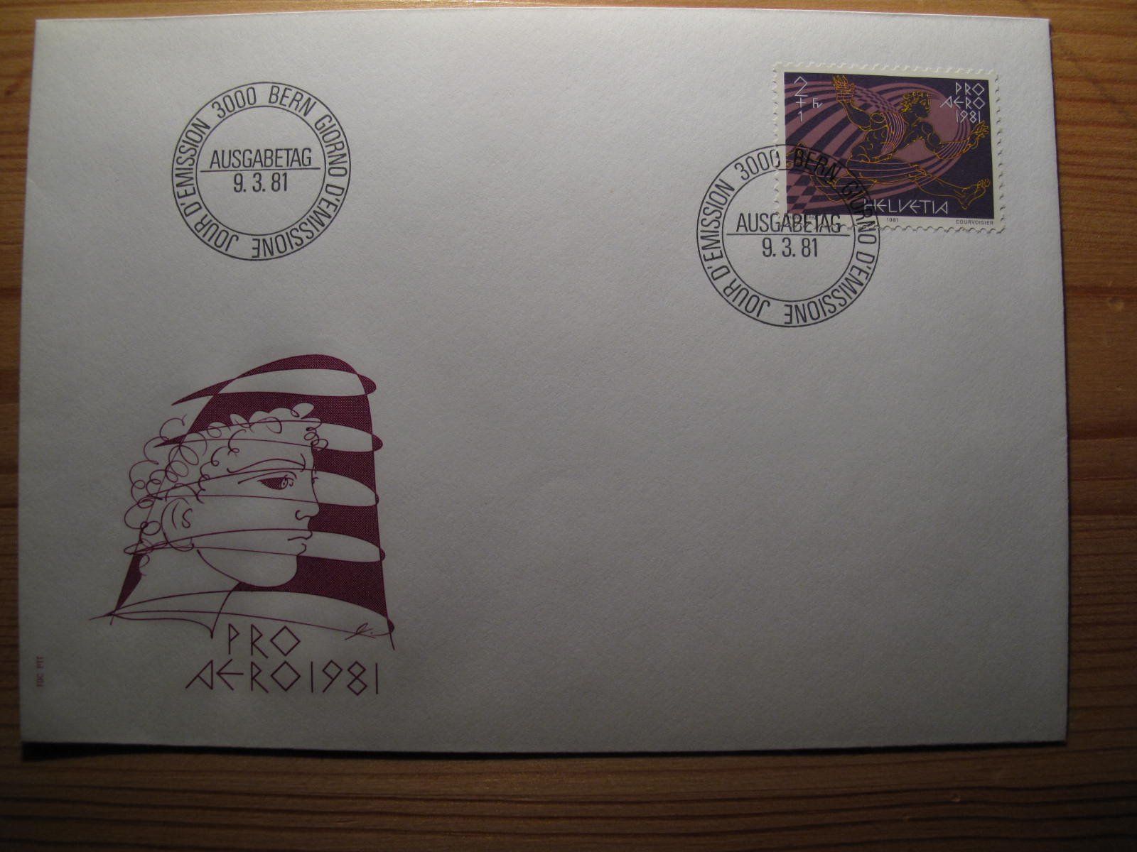 Tutti i francobolli: Pro Aero 1981 FDC – Usato da Wil SG venduto da fva01