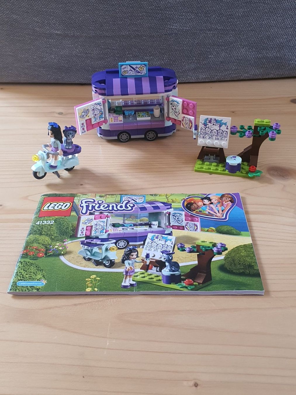 Lego Kit di costruzioni: LEGO Friends 41332: Emma's mobiler Kunststand – Usato da Studen BE venduto da Silvercity26 1