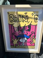 Death NYC Kunstdruck mit Zertifikat, gerahmt, signiert