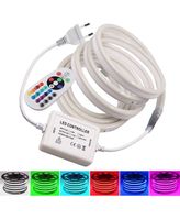 + 6Meter Neon LED Strip Streifen 220V 230V RGB Flex Schlauch