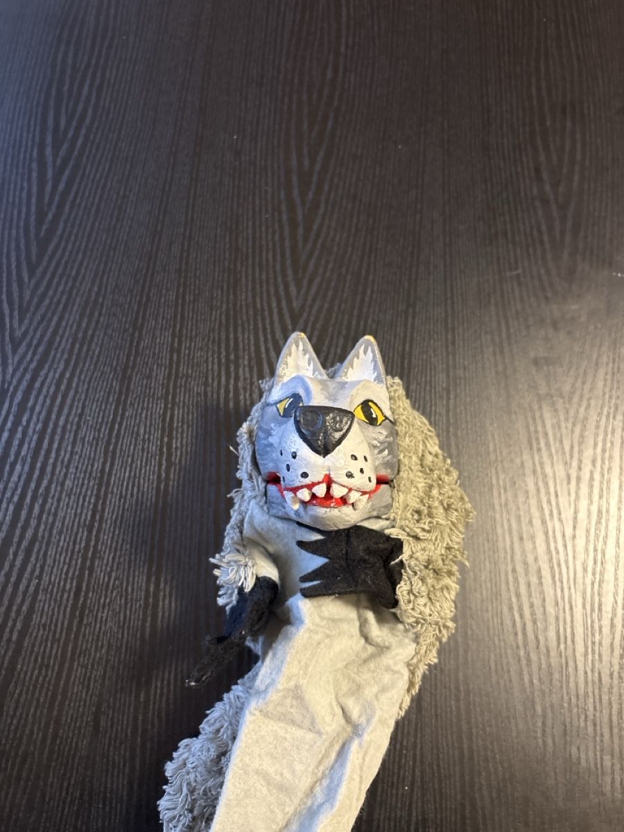 Statuette: Handpuppe Wolf, Kasperletheater  – Usato da Frick venduto da Marktpilot 2