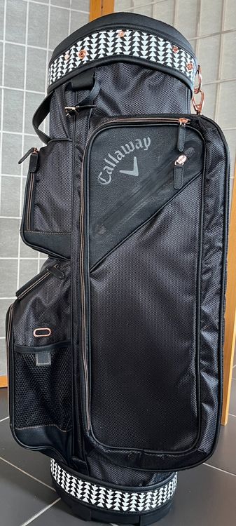MBMSO Golftasche Für Damen – Canvas Tragetasche 33x30,5 Cm, Wasserabweisend, Golf-Geschenk