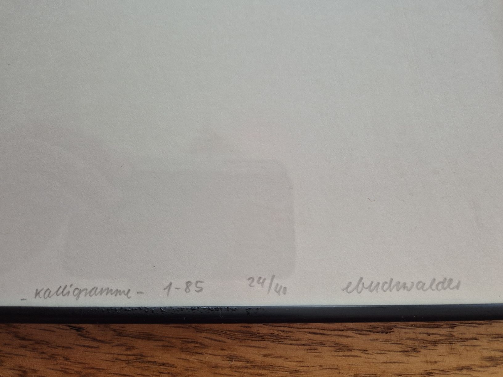Foto & Immagini: Original Kalligraphie von E. Buchwalder – Nuovo (secondo la descrizione) da Luzern venduto da michschm7 1