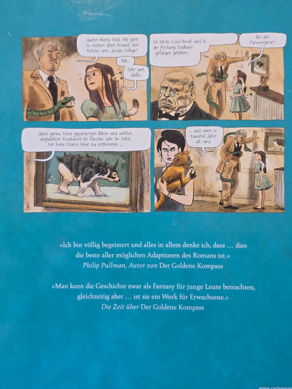 Comics: GOLDENE KOMPASS 1 Graphic Novel Ph. Pullmann / Cl.Oubrérie – Gebraucht aus Dürnten von Bachtelrider_ 2