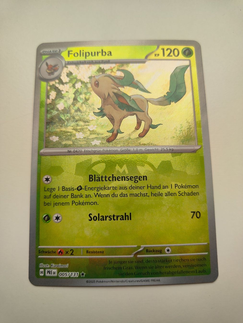 Pokémon Carte collezionabili: Pokemon Folipurba Master Ball Prismatic Evolution Eevee – Usato da Thalwil venduto da FigurenFreunde