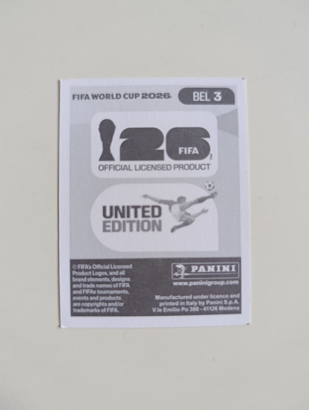 Panini Carte collezionabili: Panini World Cup 2026 BEL 3 Theate – Nuovo (secondo la descrizione) da Lavey-Village venduto da pas_7xd2 1