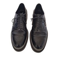 PRADA Derby Loafer Gr. 44 Schwarz