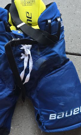 Eishockeyhose Bauer Supreme S29 blau Grösse M