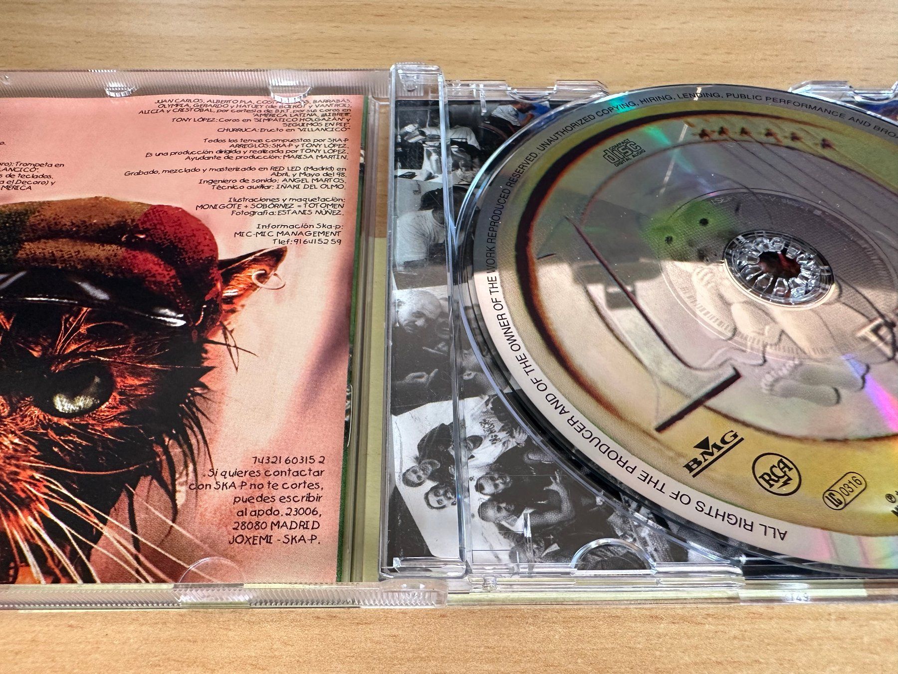 CD: Ska-P – Eurosis – Usato da Rikon im Tösstal venduto da Alpenmutz 2