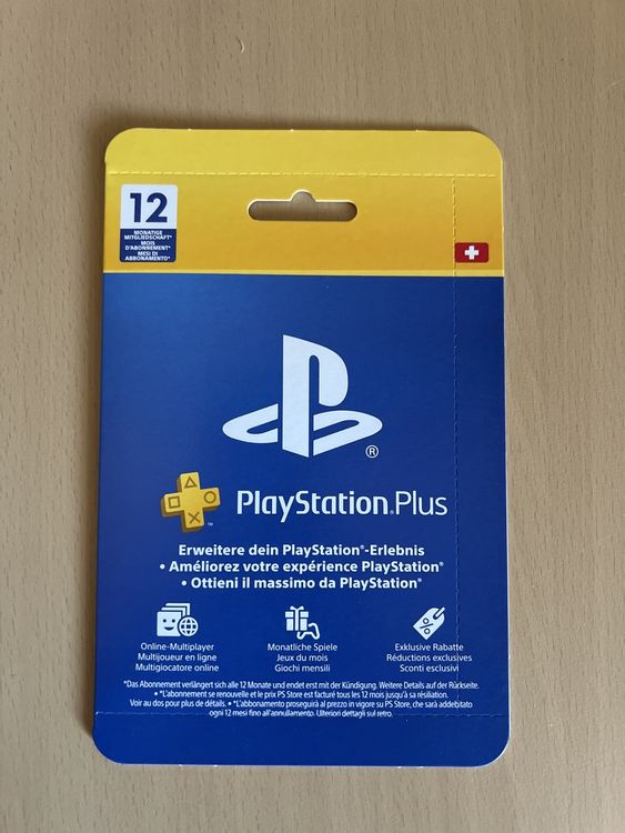 Playstation Plus 12 Monate Kaufen auf Ricardo