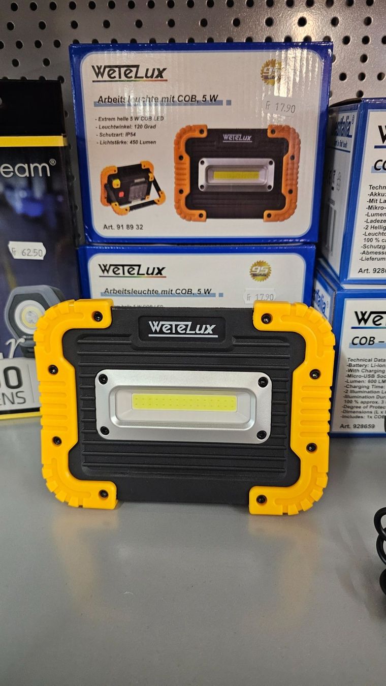 Lampen: Wetelux Arbeitsleuchte UltraBright neu OVP ab Fr. 1.- – Neu und originalverpackt aus Koppigen von Bracher_Mail-House 2