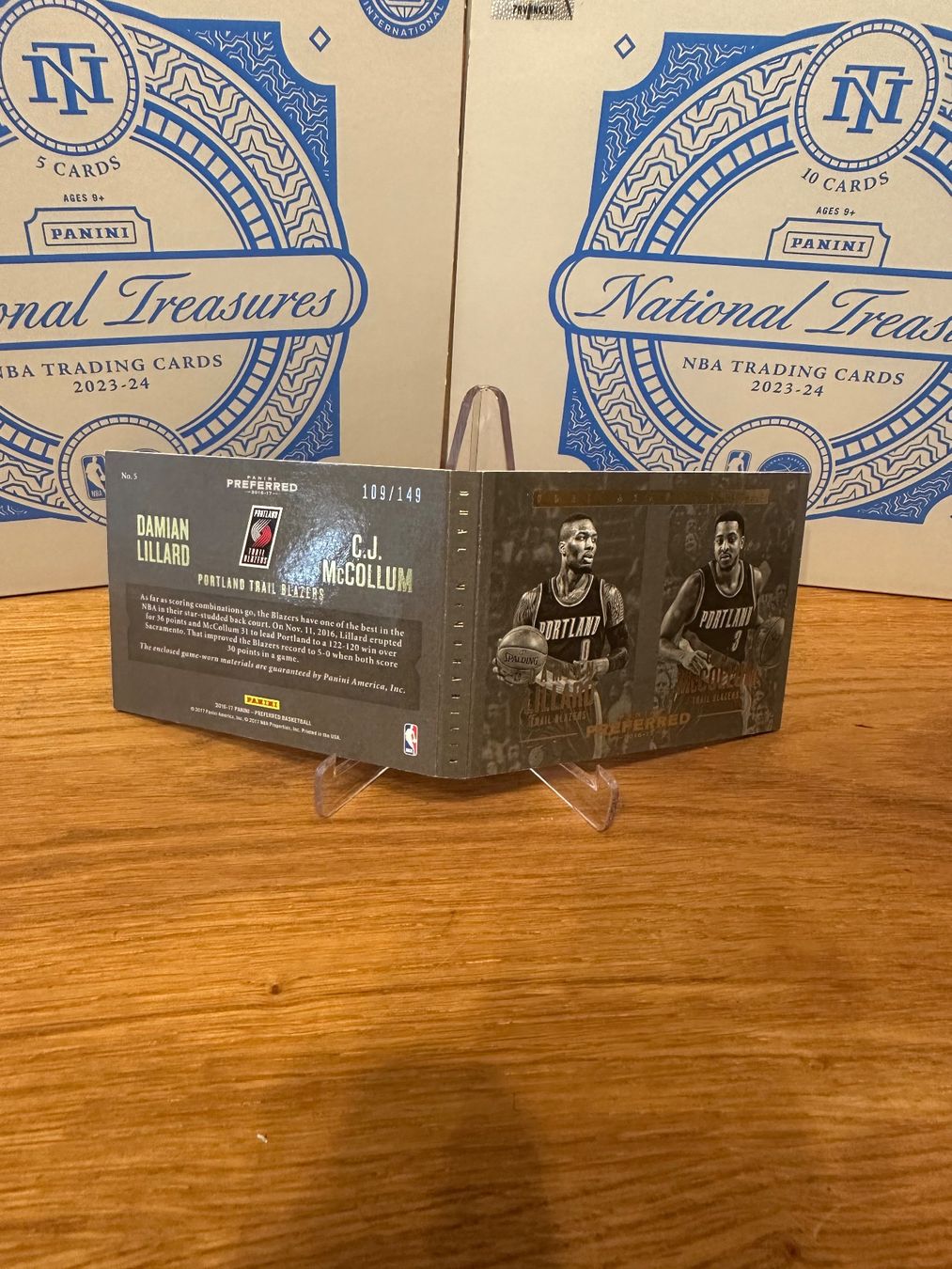 Nba Cartes à collectionner: Lillard McCollum Trail Blazer patch /149 – D'occasion à Vullierens par Gaara04