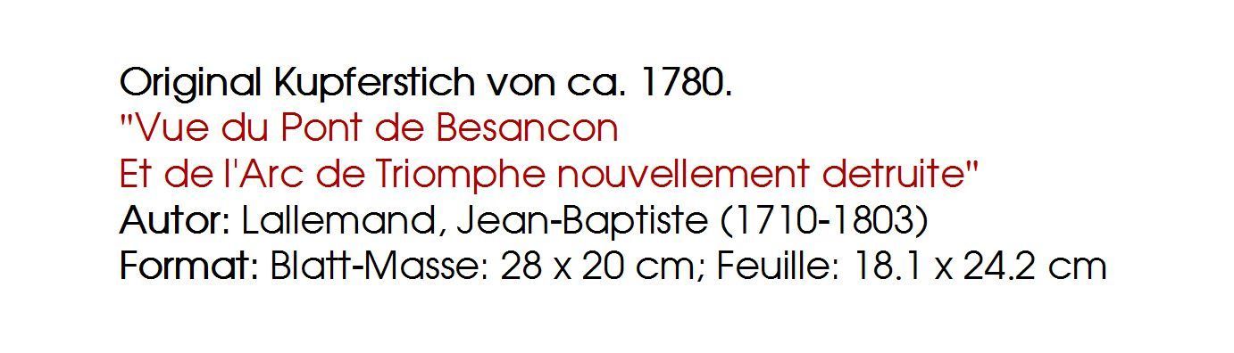 Incisioni: Original Kupferstich von ca. 1780. – Usato da Flamatt venduto da samowarow 1