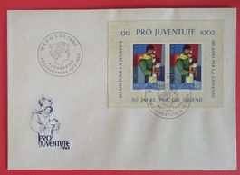 BJ24) 1962 Pro Juventute J199, FDC ohne Adresse Kt. 12.-