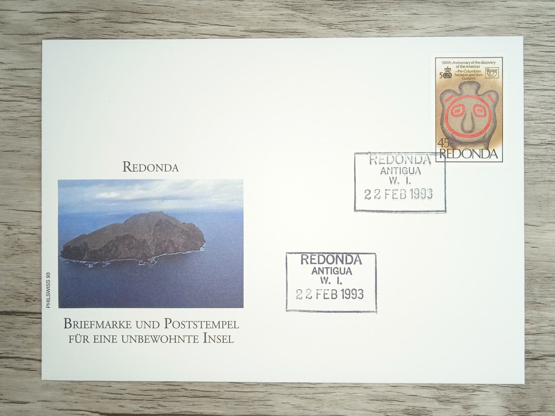 Tutti i francobolli: TR82 Enveloppe + Timbre Redonda 1993 – Usato da Cousset venduto da Patrick_Collections