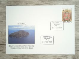TR82 Enveloppe + Timbre Redonda 1993
