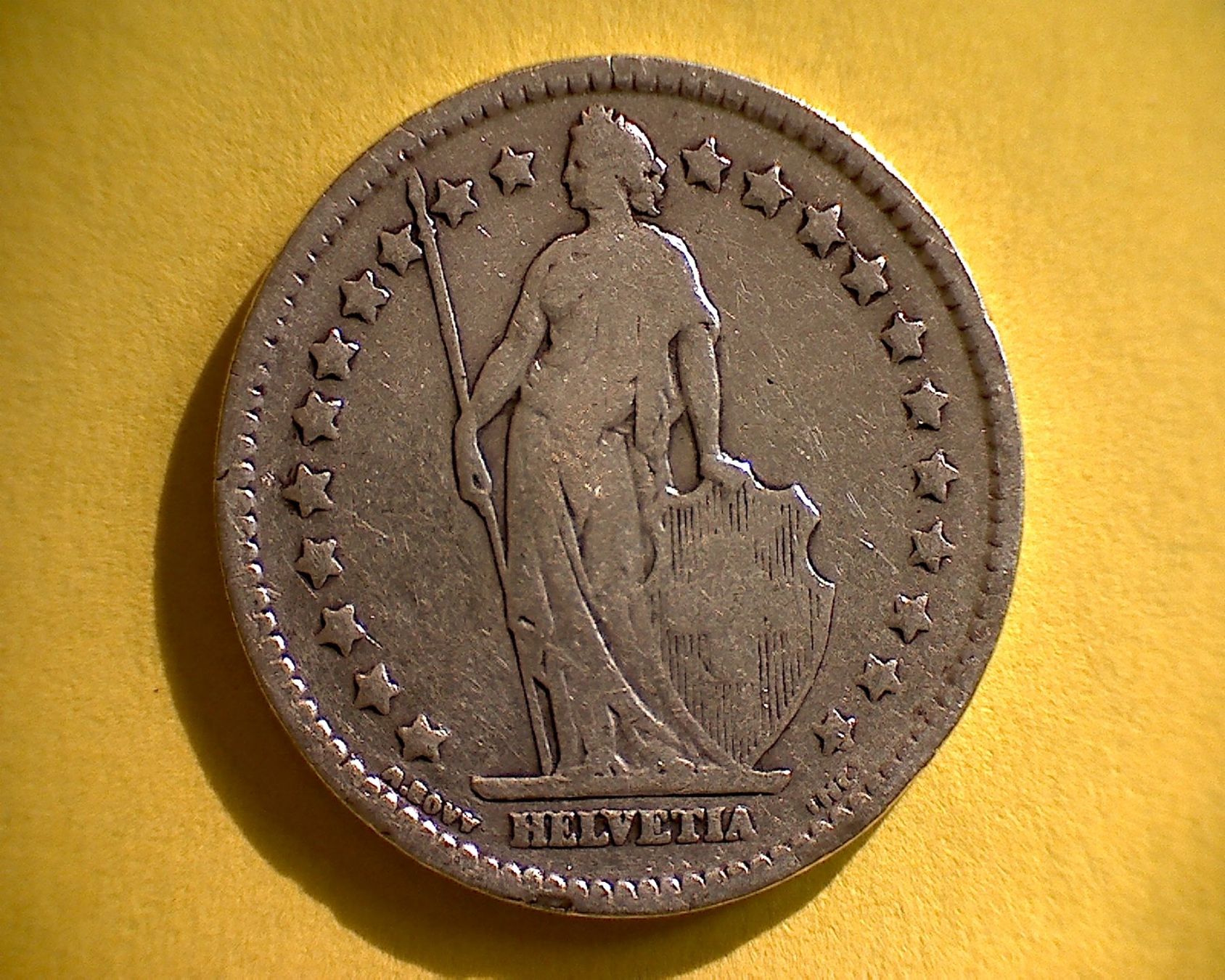 Alle Münzen: 1 Fr. 1906 – Gebraucht aus Buchs AG von Ged8 1