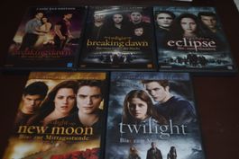 the twilight die komplette Filmserie (DVD)