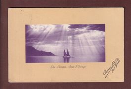 LAC LEMAN - Soir d'orage - 1912