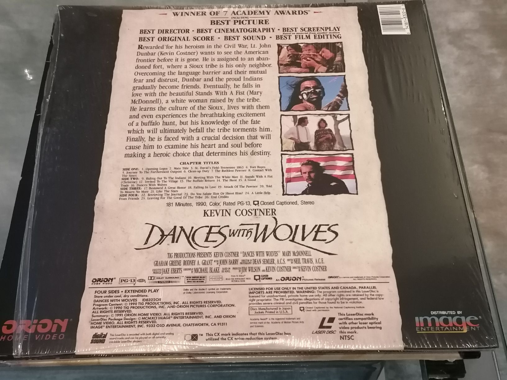 Tutti i DVDs: Dances with Wolfes - Laserdisc – Usato da Basel venduto da vintagecollector 1