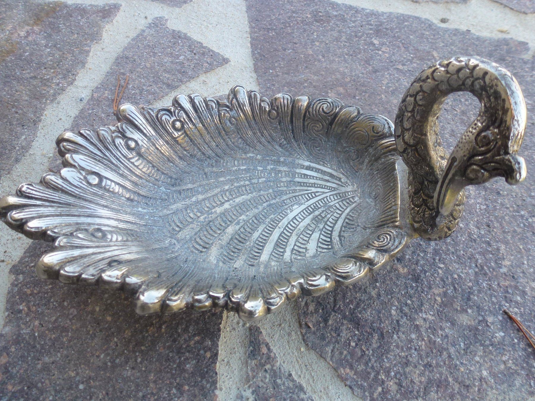 Figuren: ++ Schwan aus Metall - wunderschön verziert – Gebraucht aus Walkringen von Casablanca777 3