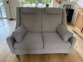 Canapé 2 places Poltronèsofa en tissus gris