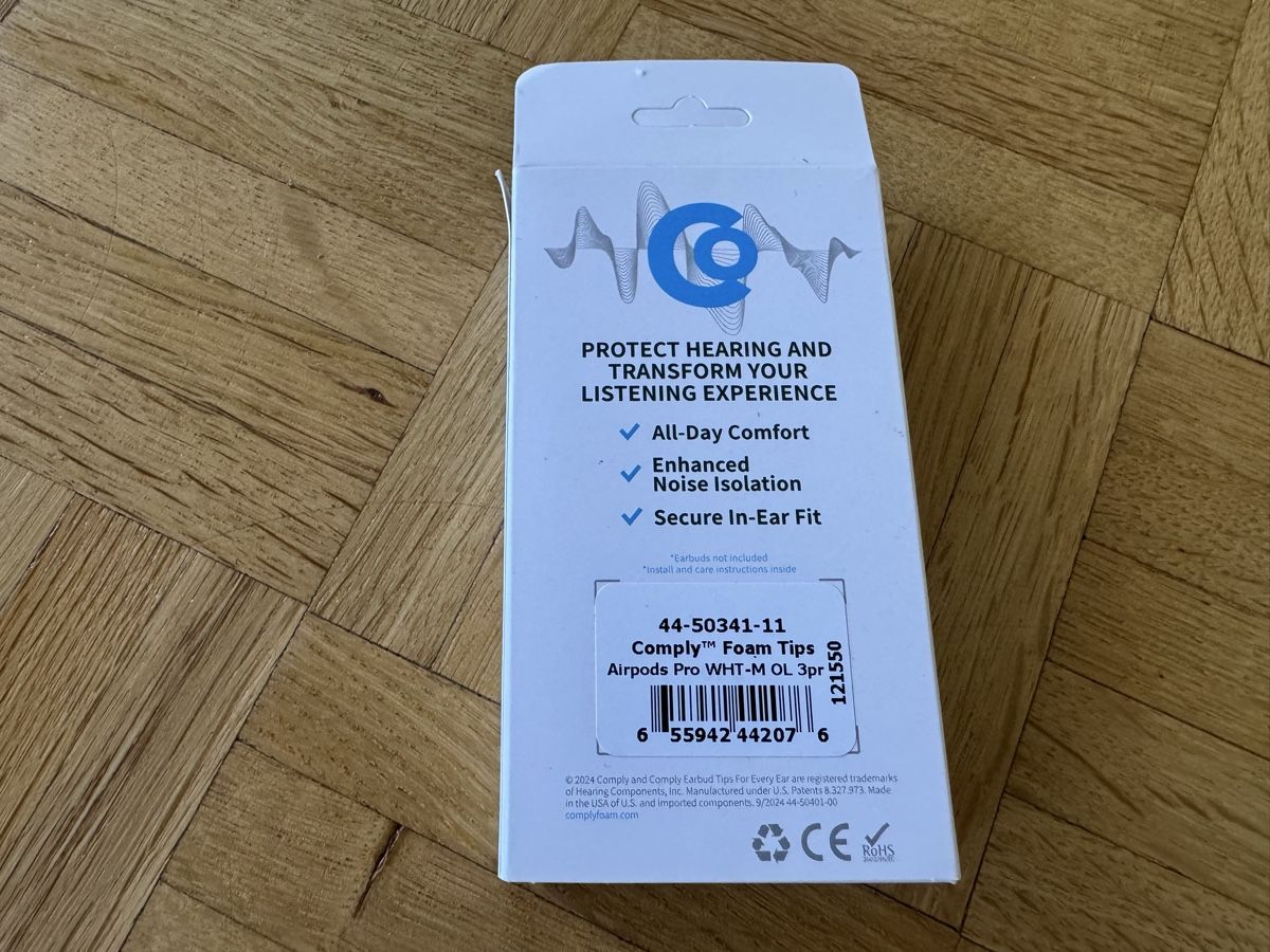 Apple Cuffie: Comply TrueGrip Premium Memory Foam Ear Tips for AirPods Pro – Nuovo (secondo la descrizione) da Zürich venduto da tako5din 2