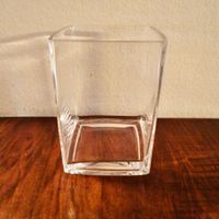 Hochwertiger Glas-Vase, modern, schwere Ausführung,