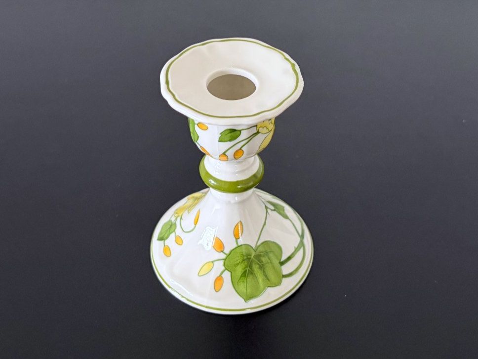 Villeroy & Boch Portacandele: Villeroy & Boch Geranium Kerzenständer, TOP – Usato da Birr venduto da Jamonline 4